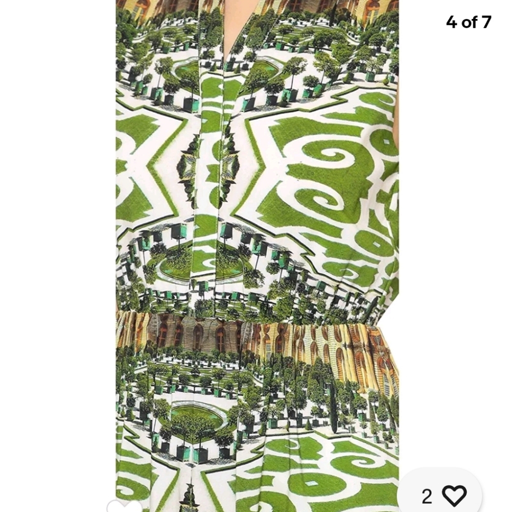 Alice + Olivia Women's Marianna Maxi Dress Green Size 0 - Picture 4 of 10